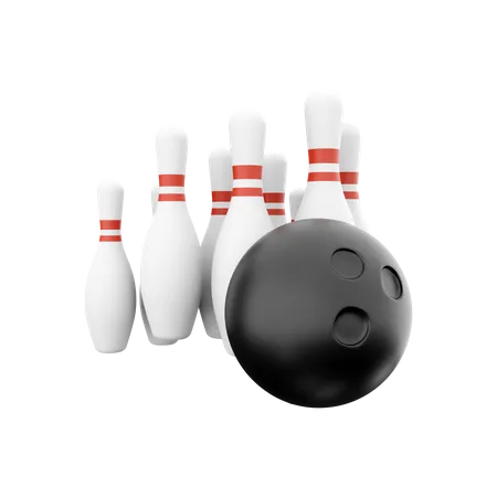 Bowling  3D Icon