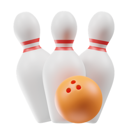 Bowling  3D Icon