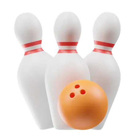 Bowling  3D Icon