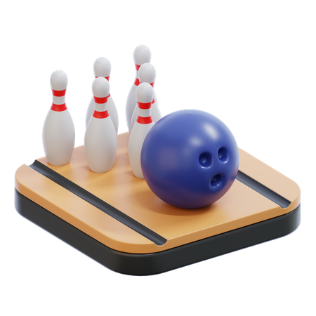 Bowling  3D Icon