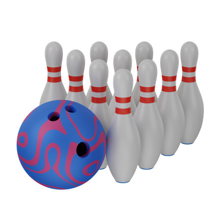 Bowling  3D Icon