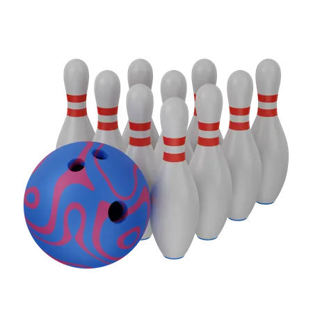 Bowling  3D Icon