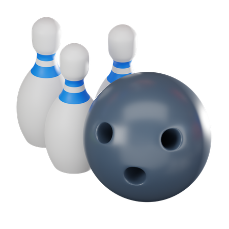 Bowling  3D Icon