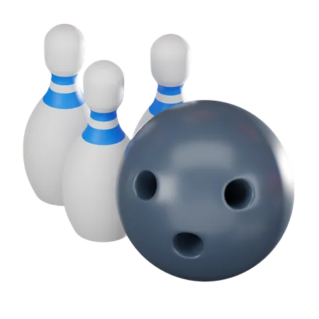 Bowling  3D Icon