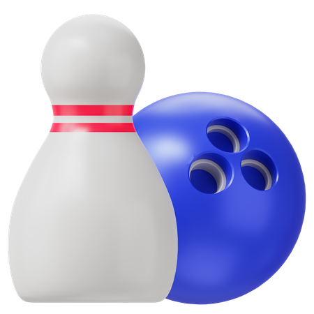 Bowling  3D Icon