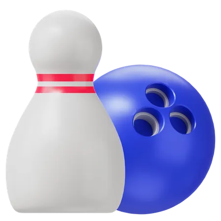 Bowling  3D Icon