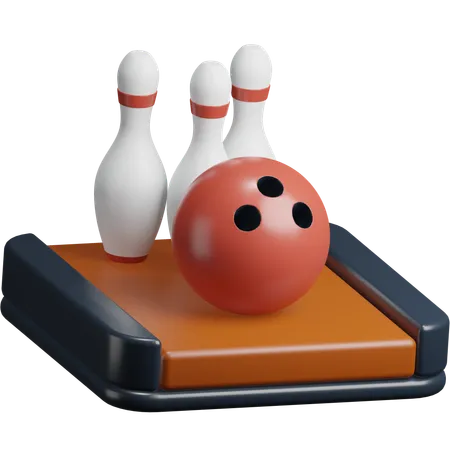 Bowling  3D Icon