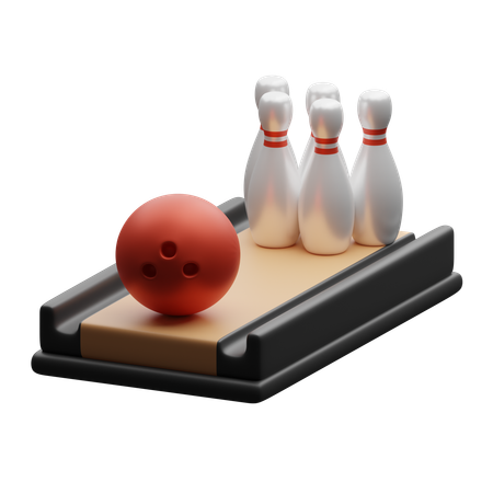 Bowling  3D Icon