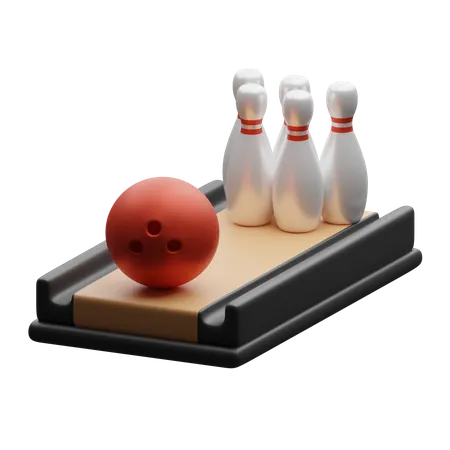 Bowling  3D Icon