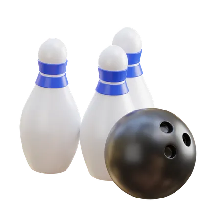 Bowling  3D Icon