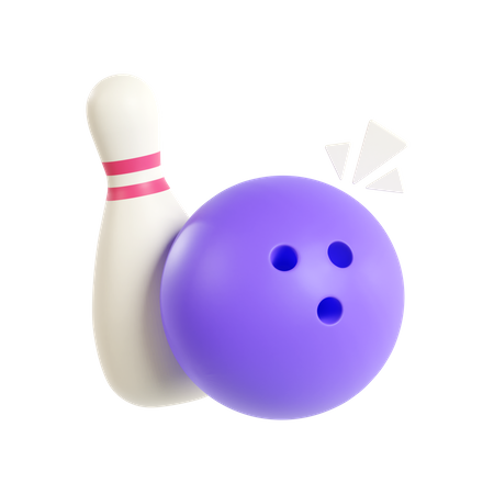 Bowling  3D Icon