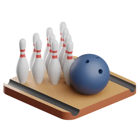 Bowling  3D Icon