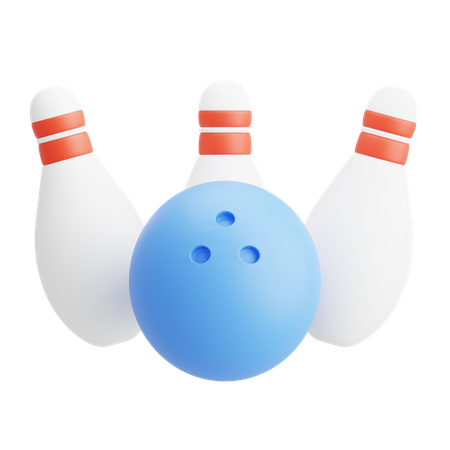 Bowling  3D Icon