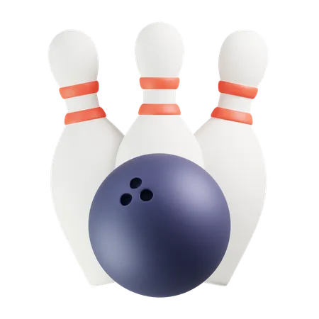 Bowling  3D Icon