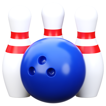 Bowling  3D Icon