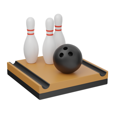 Bowling  3D Icon