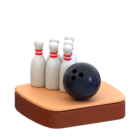 Bowling  3D Icon