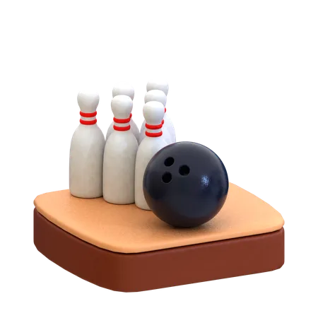 Bowling  3D Icon