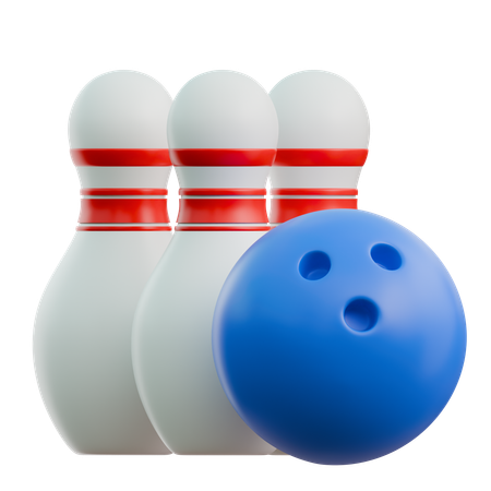 Bowling  3D Icon