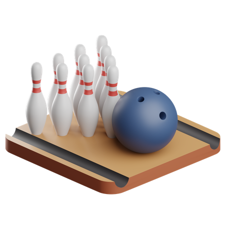Bowling  3D Icon