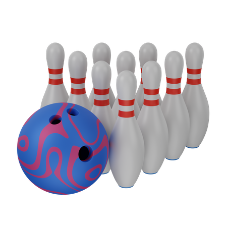 Bowling  3D Icon