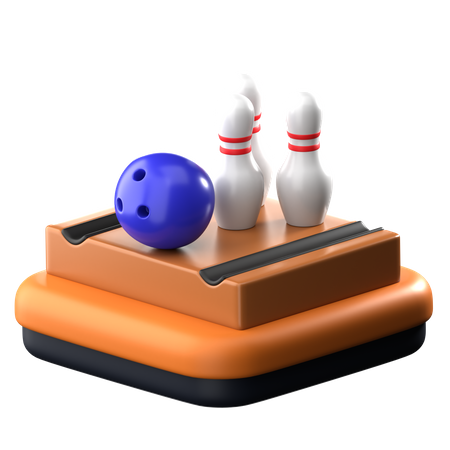 Bowling  3D Icon
