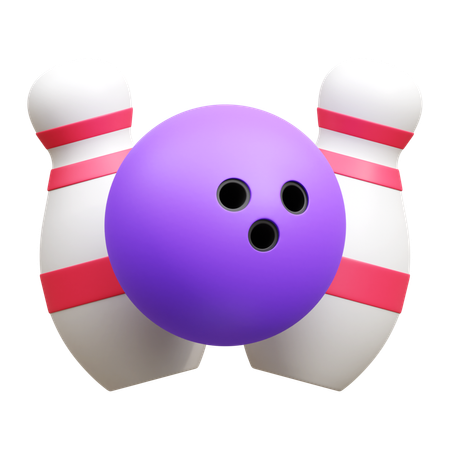 Bowling  3D Icon