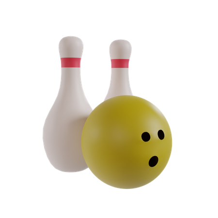 Bowling  3D Icon