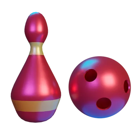 Bowling  3D Illustration