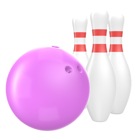 Bowling  3D Illustration