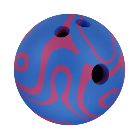 Bowling ball  3D Icon