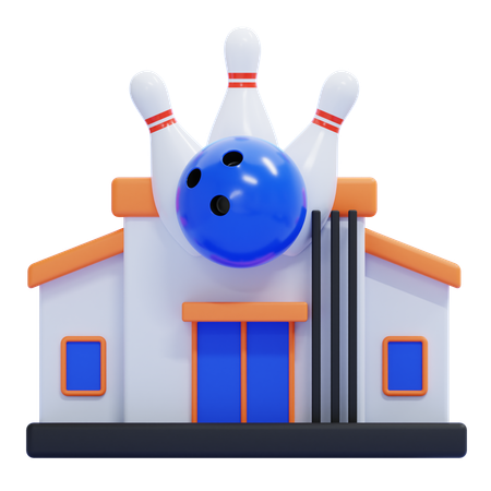 Bowling Center  3D Icon