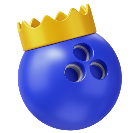 Bowling-Gewinner  3D Icon