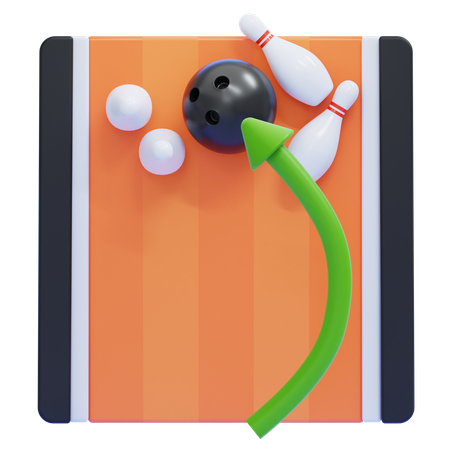 Bowling-Fehler  3D Icon