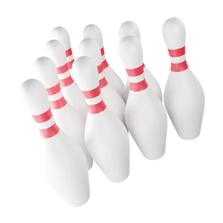 Bowling pin  3D Icon
