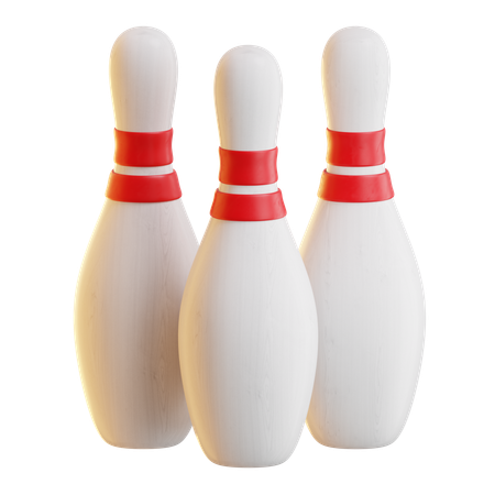 Bowling Pin  3D Icon