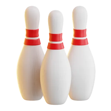 Bowling Pin  3D Icon