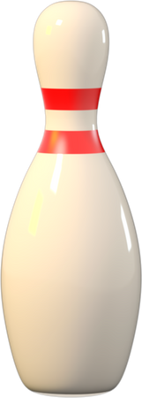 Bowling Pin  3D Icon