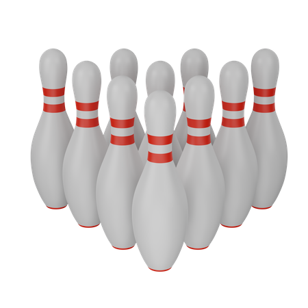 Bowling pin  3D Icon