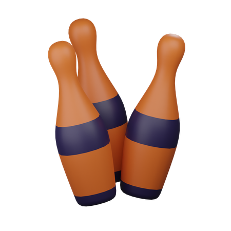 Bowling Pin  3D Icon