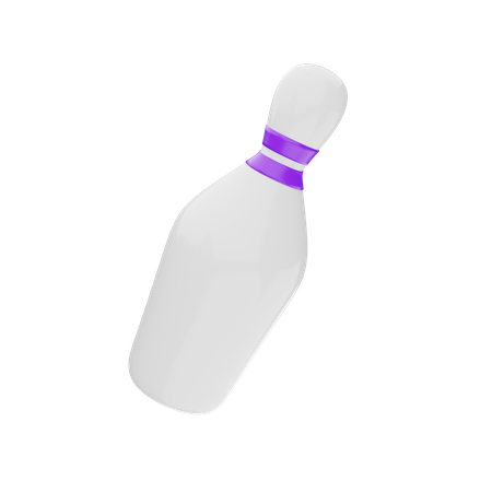 Bowling Pin 3D Illustration