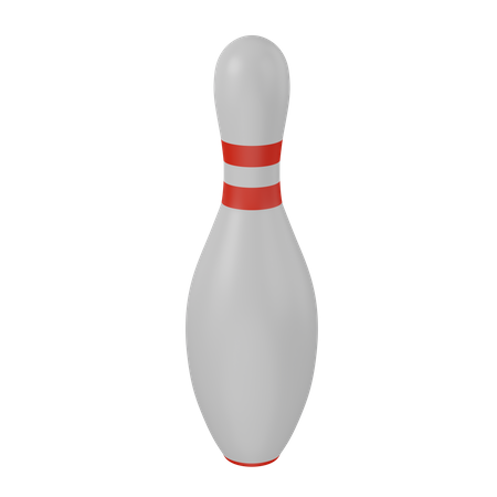 Bowling pin alone  3D Icon