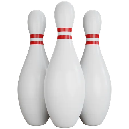 Bowling Pins  3D Icon