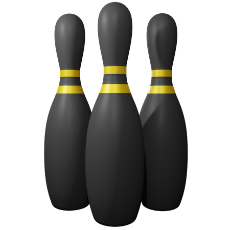 Bowling Pins  3D Icon