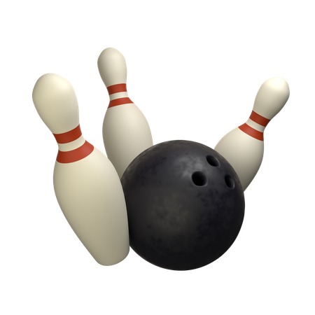 Bowling Pins  3D Icon