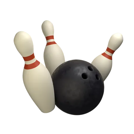 Bowling Pins  3D Icon