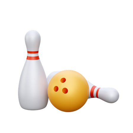 Bowling Pins  3D Icon