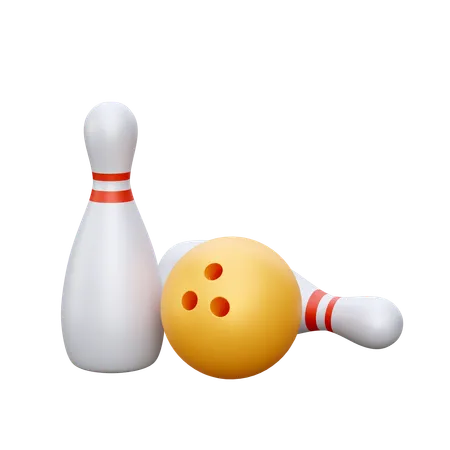 Bowling Pins  3D Icon