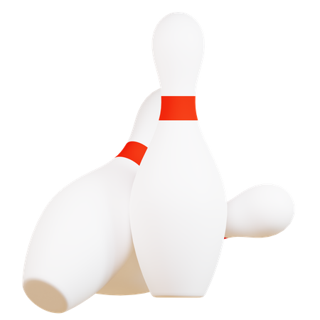 Bowling Pins  3D Icon