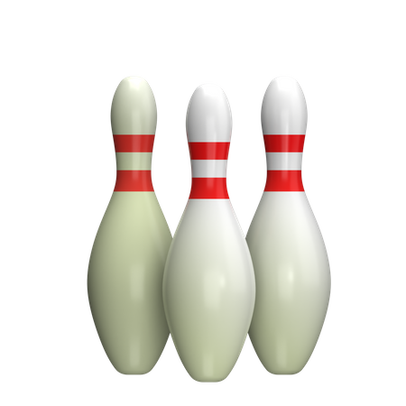 Bowling Pins  3D Icon